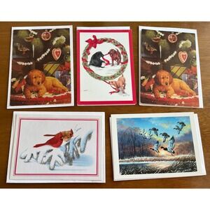 Vintage Conservation Federation Missouri Greeting Cards Lot of 5 - Wildlife & H…